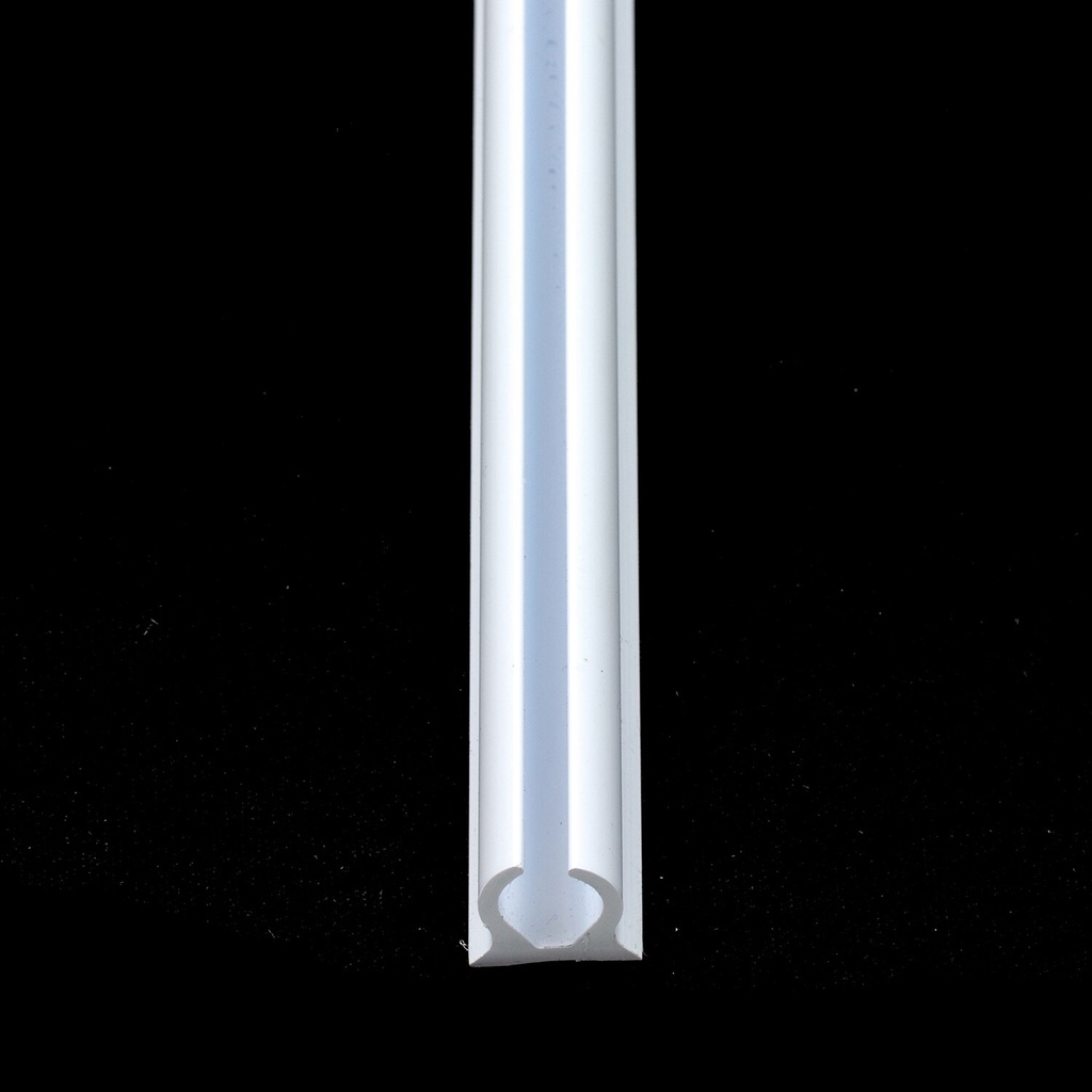 Trivantage Flex-A-Rail II Vinil UVR 7'6" Blanco PVC Guía #90-2-W