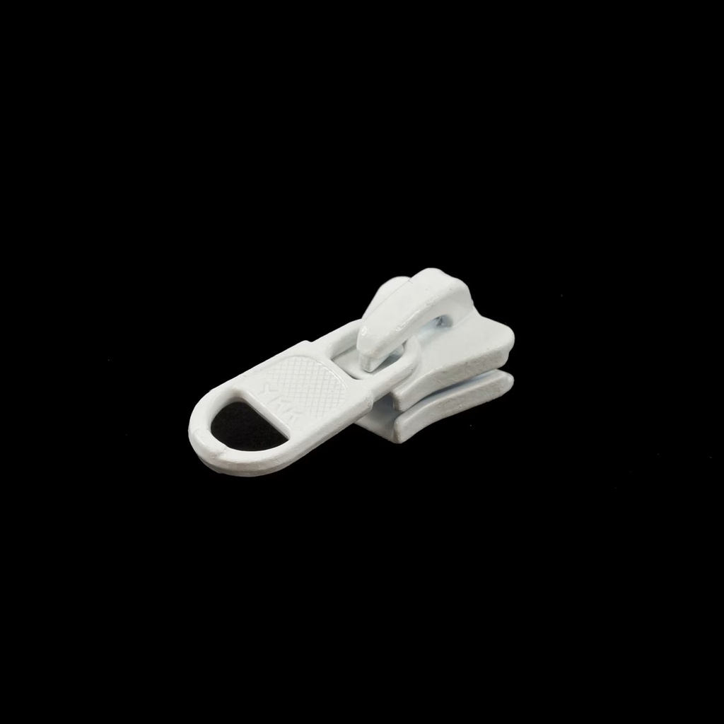 [195645] YKK® VISLON® #5 Deslizador Metálico Blanco