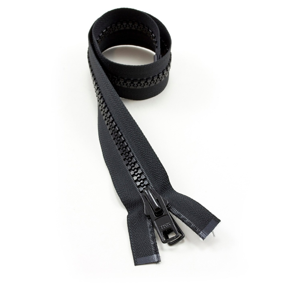 YKK® VISLON®  #10 Negro de 0.45 mts de largo