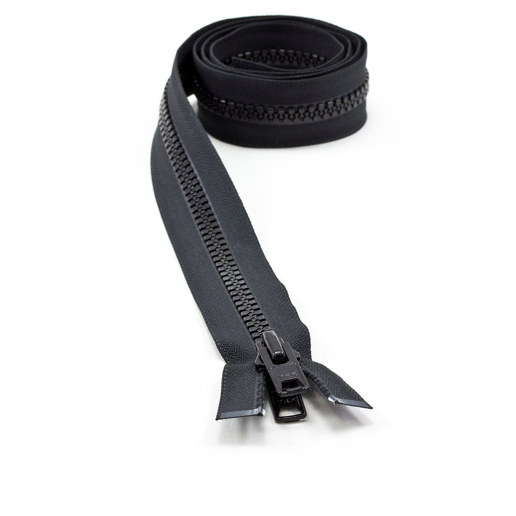 YKK® VISLON®  #10 Negro de 1.21 mts de largo
