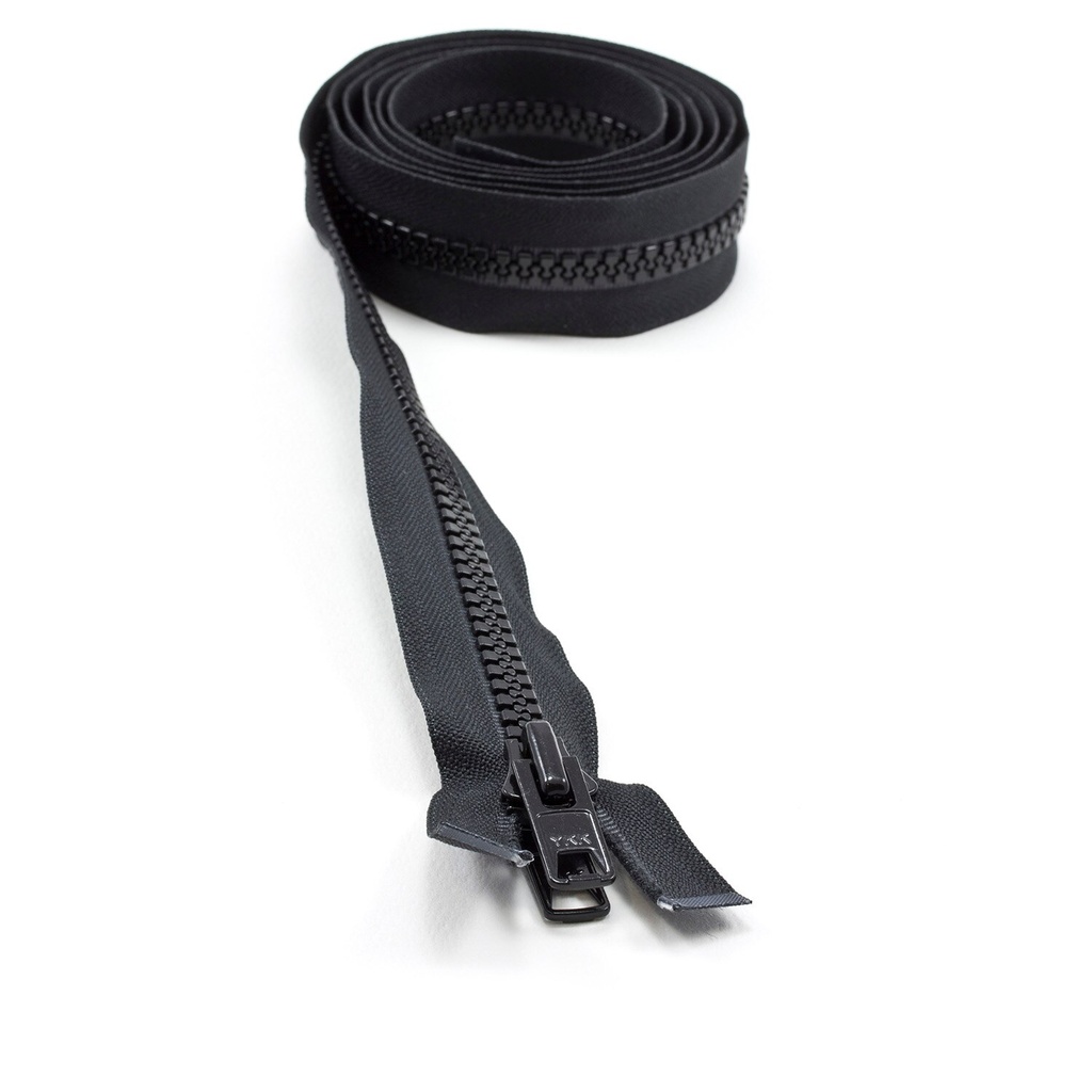 YKK® VISLON®  #10 Negro de 1.82 mts de largo