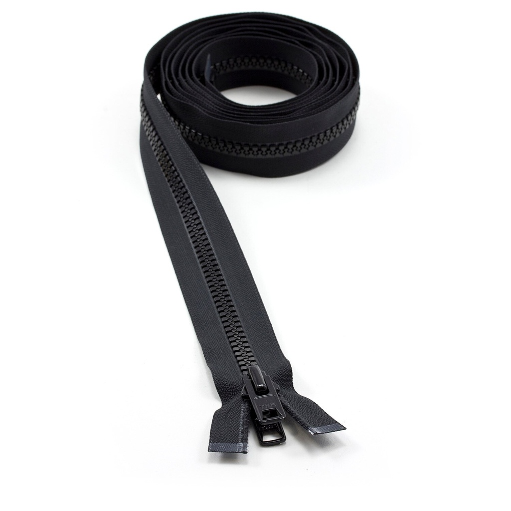 [296143] YKK® VISLON®  #10 Negro de 2.43 mts de largo